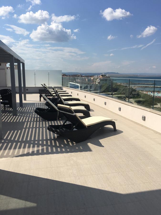 Golden Sea View Penthouse Apartman Pomorie Kültér fotó